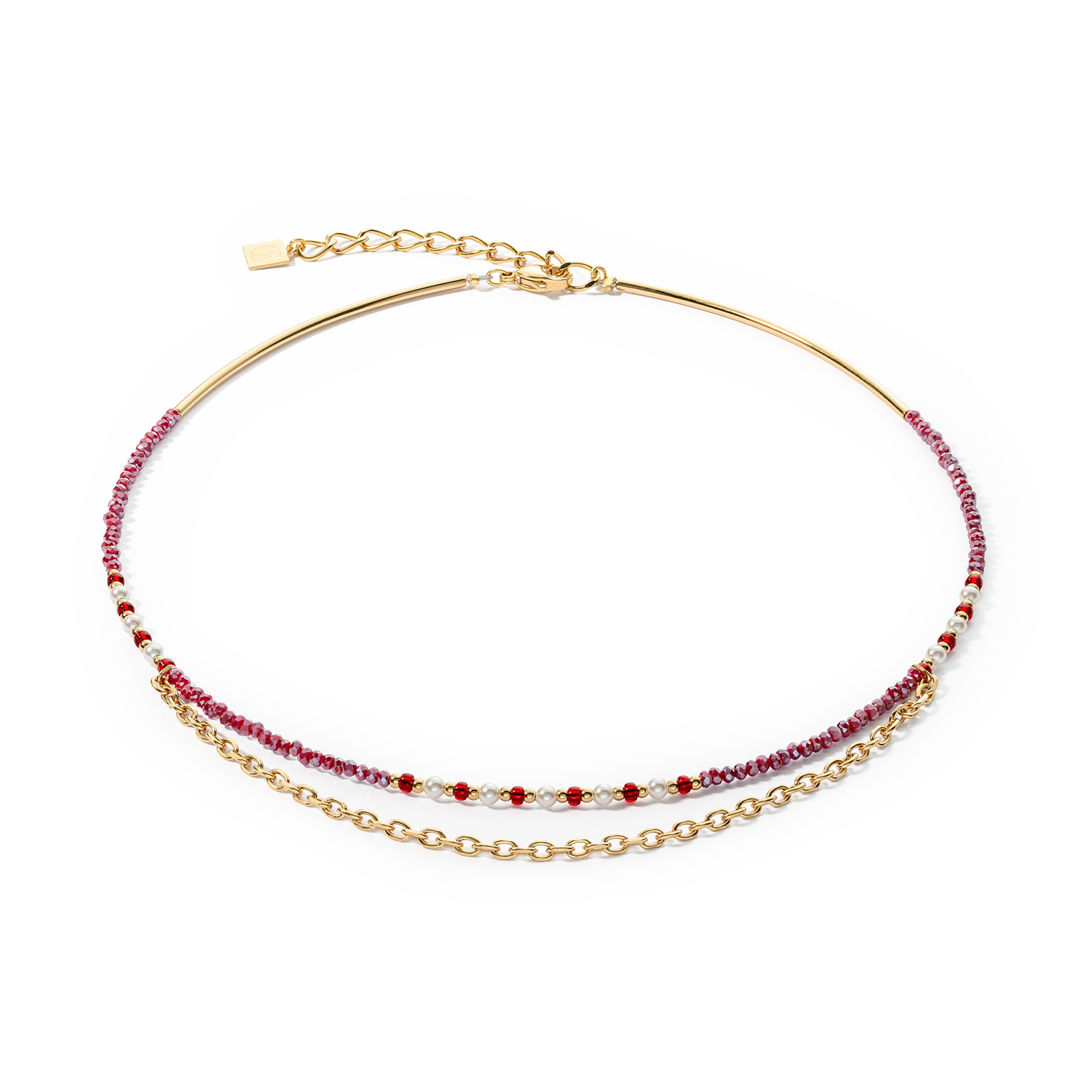 Necklace Twinkle Princess gold-red