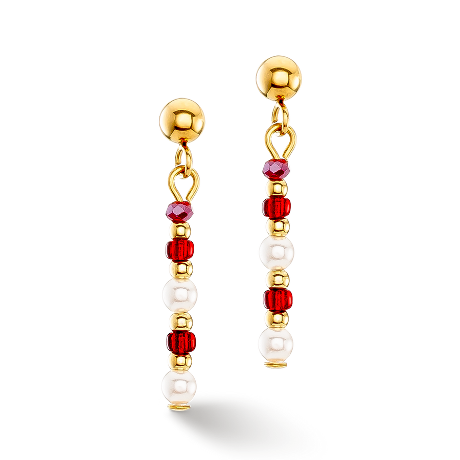 Earrings Twinkle Princess gold-red