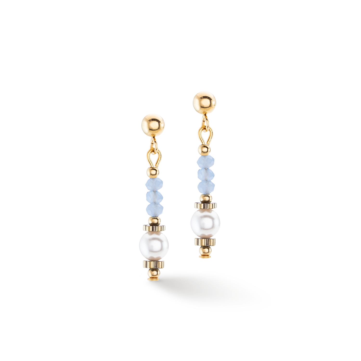 Earrings Little Twinkle Pearl Mix light blue