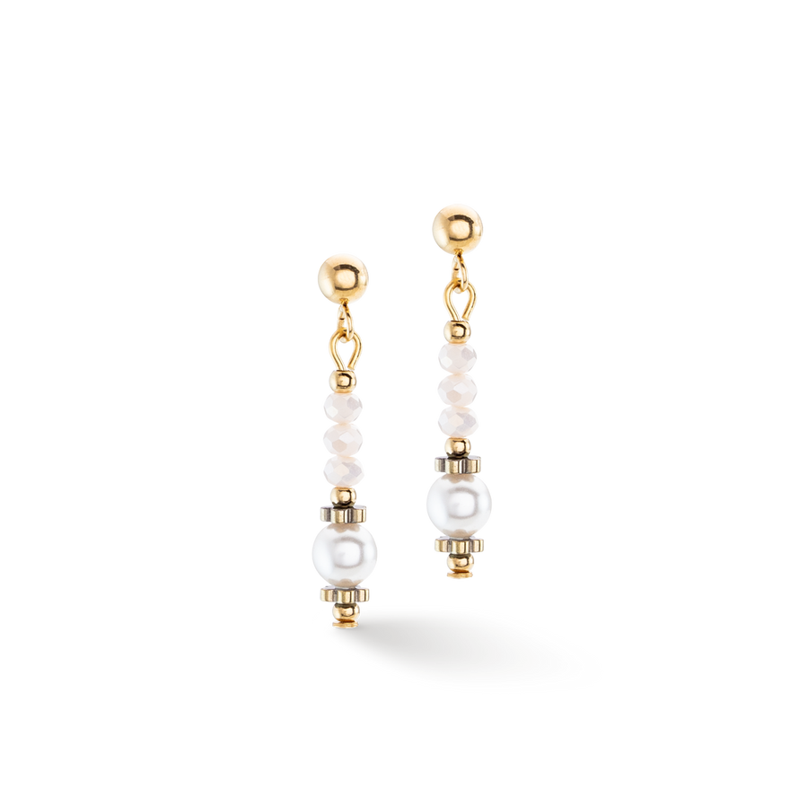 Earrings Little Twinkle Pearl Mix white