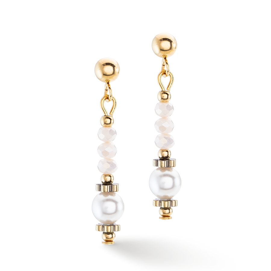 Earrings Little Twinkle Pearl Mix white