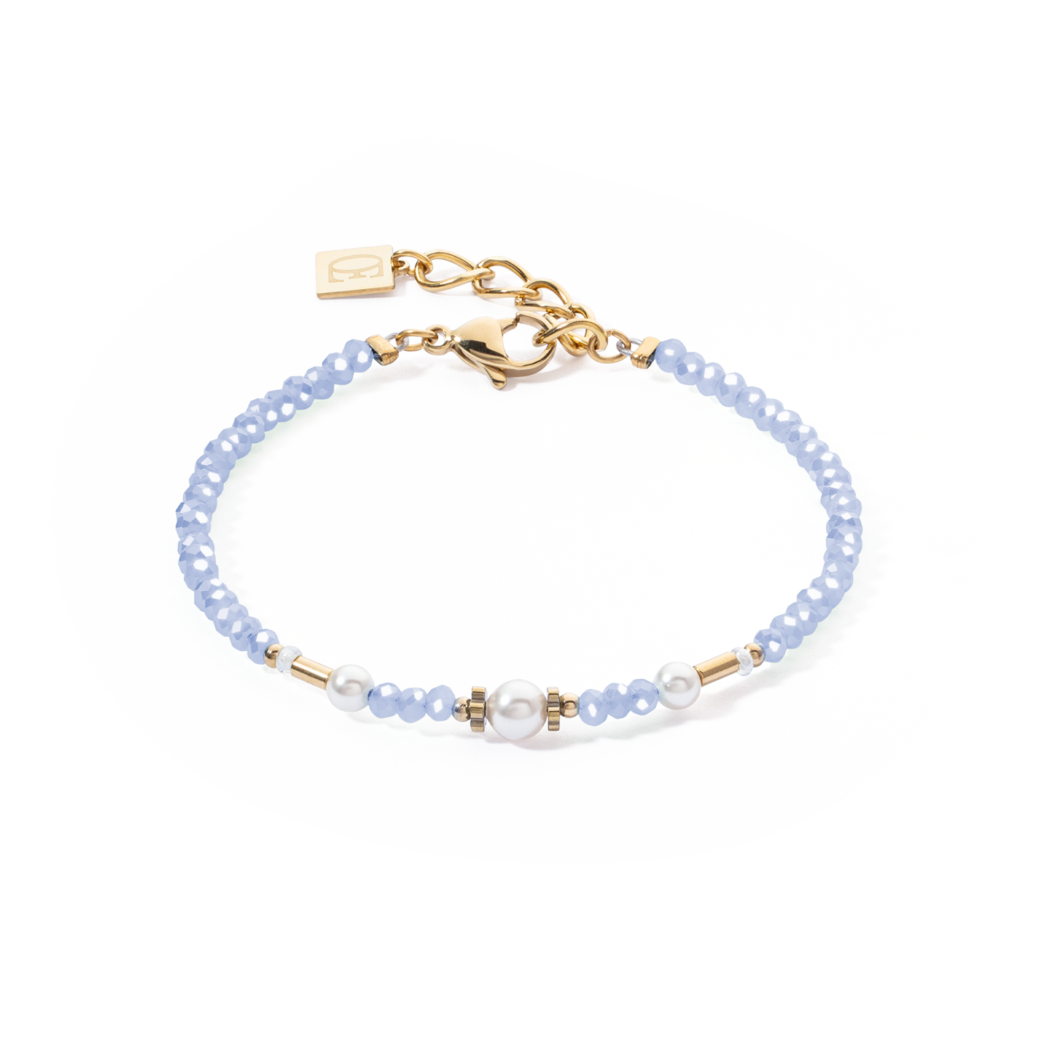 Bracelet Little Twinkle Pearl Mix light blue