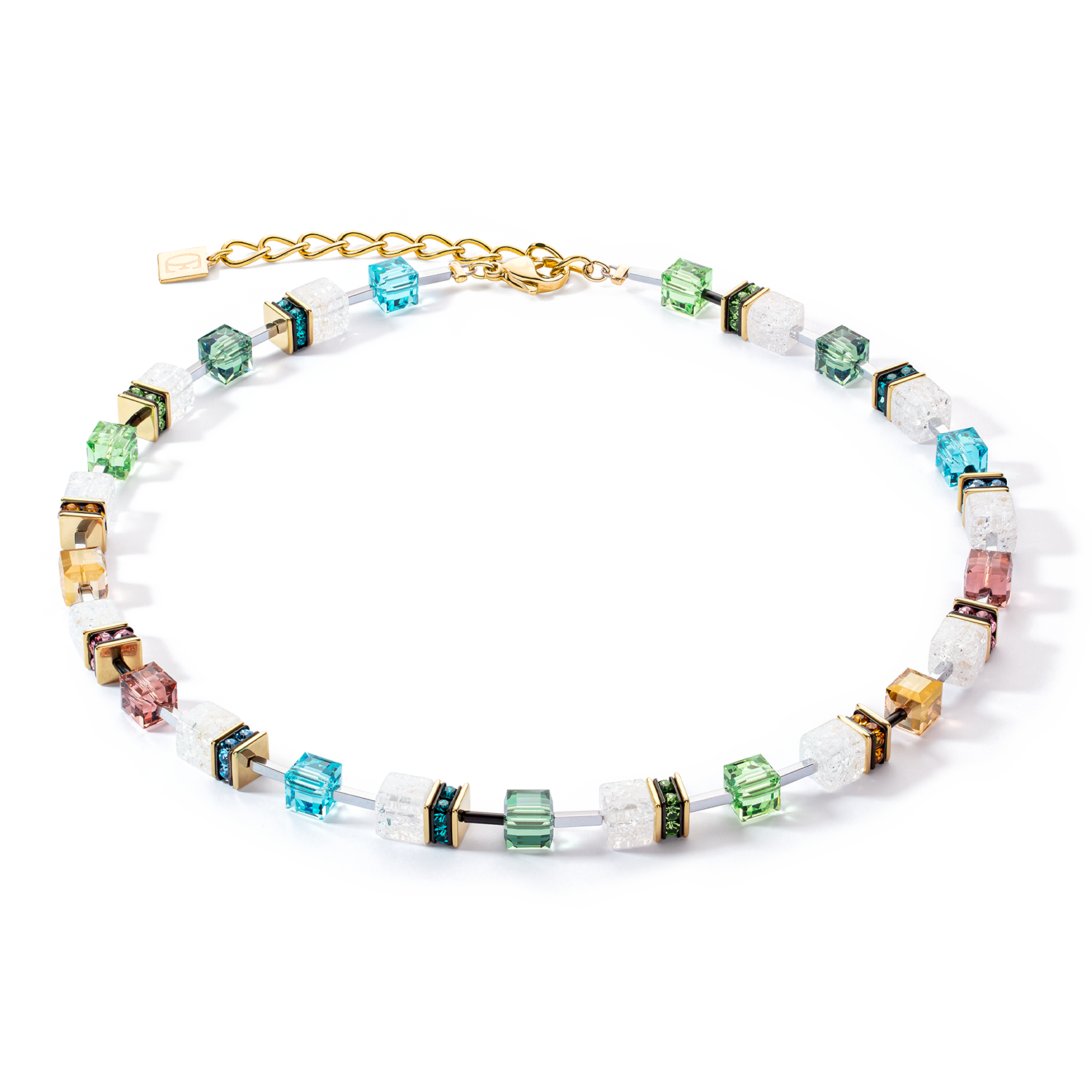 GeoCUBE® Iconic Statement Precious necklace multicolour