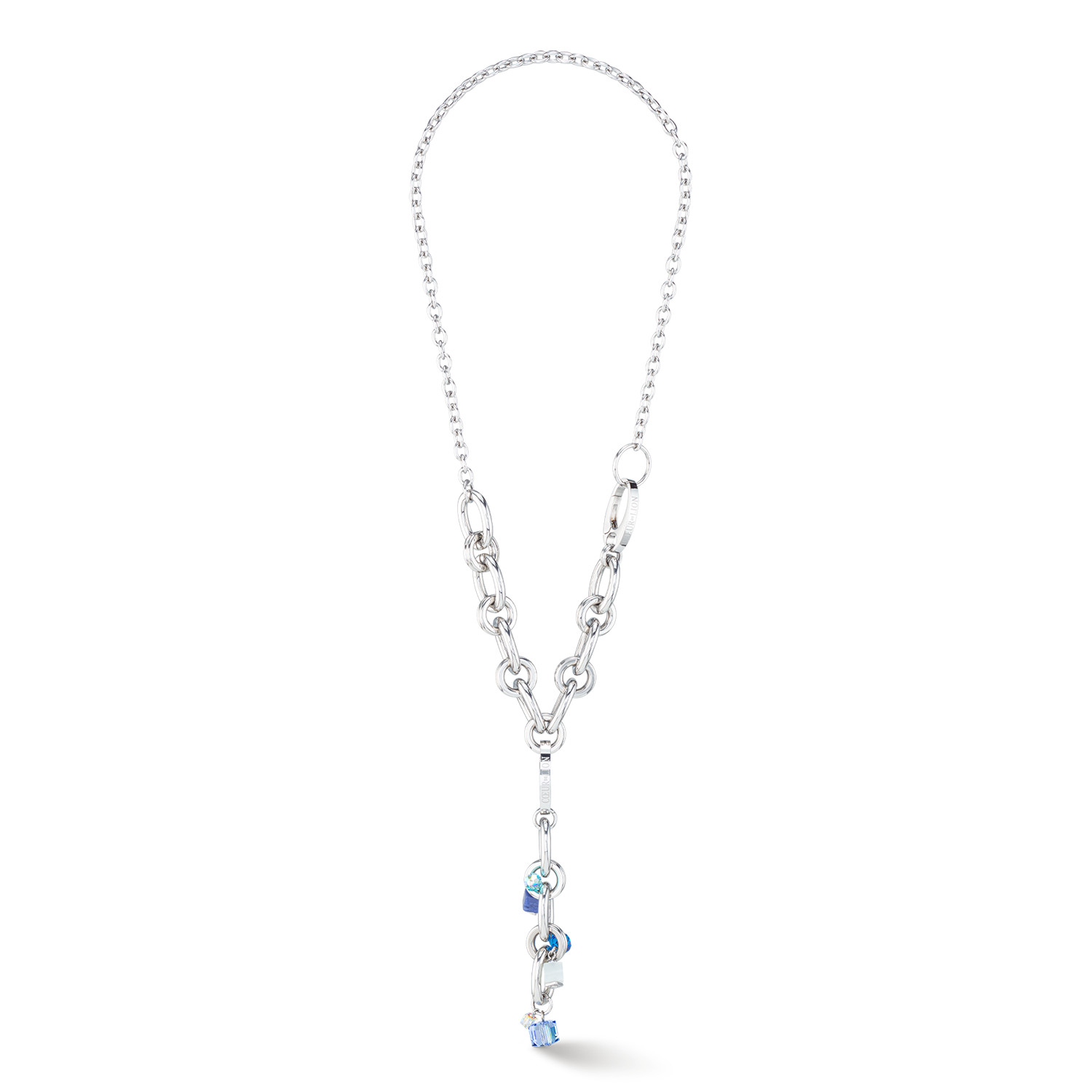 Neptune's Treasure necklace silver blue