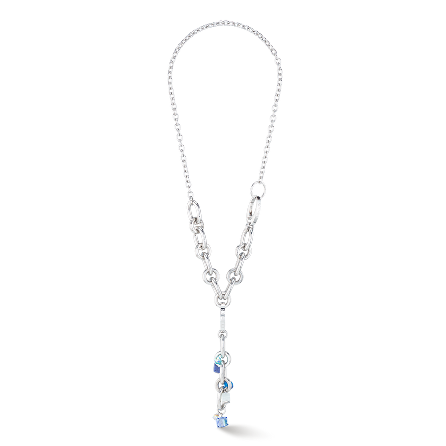 Neptune's Treasure necklace silver blue