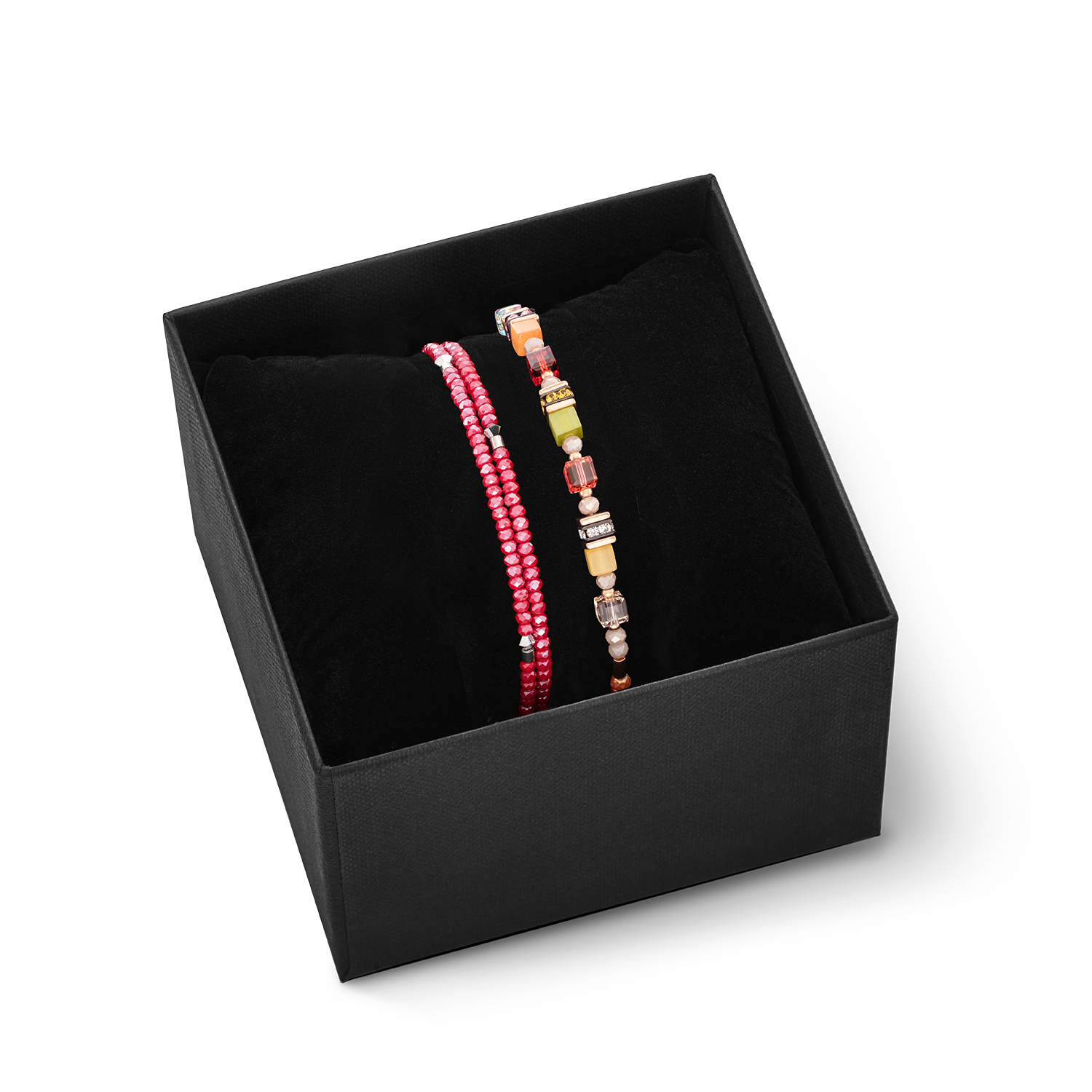 Jewellery Set Bracelets Cube Story Sparkling & Princess Pearls Indian Summer