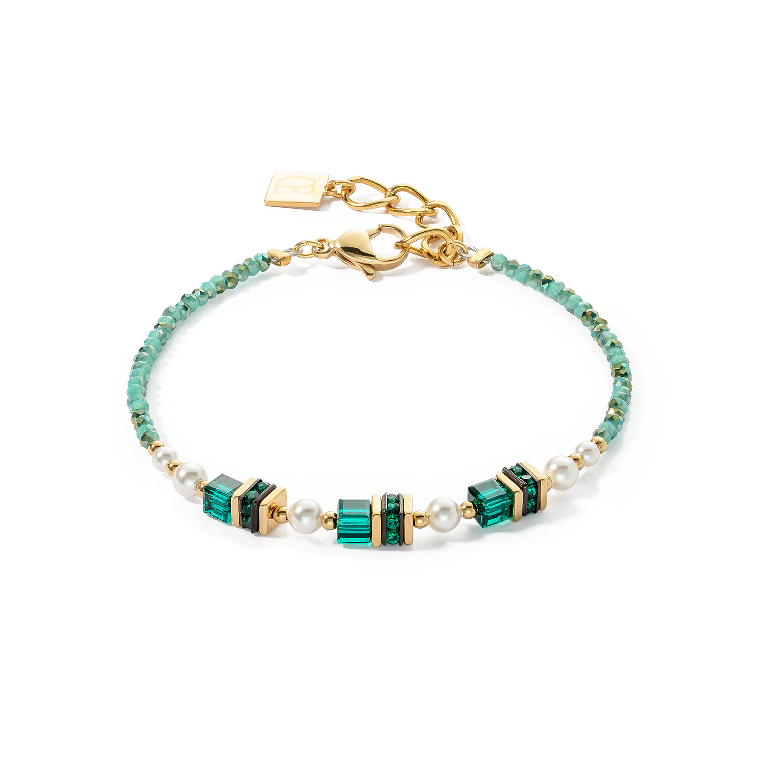 Bracelet Sparkling Princess gold-green