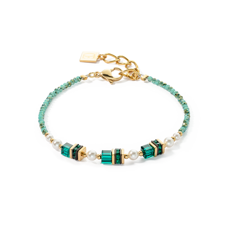 Bracelet Sparkling Princess gold-green