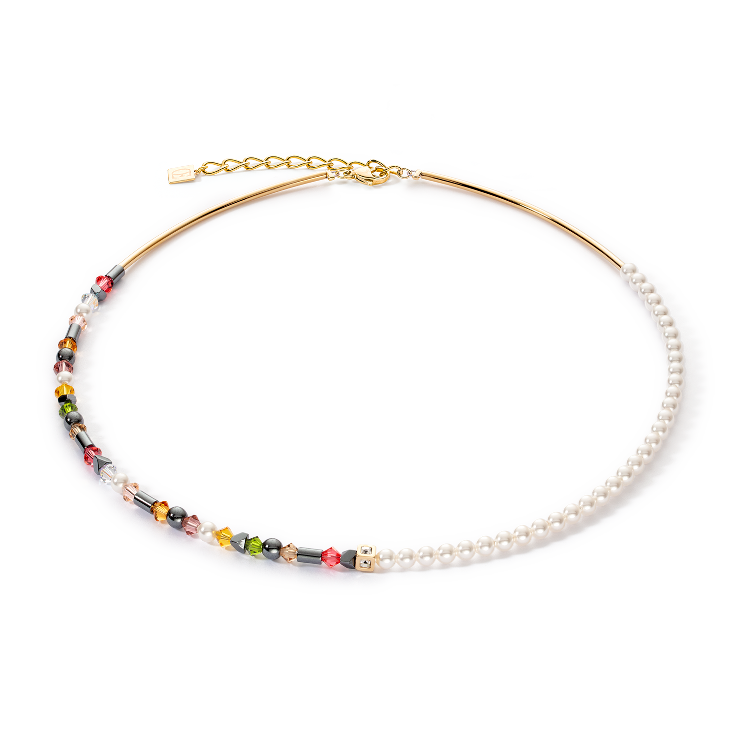Necklace Princess Pearls Asymmetry Indian Summer