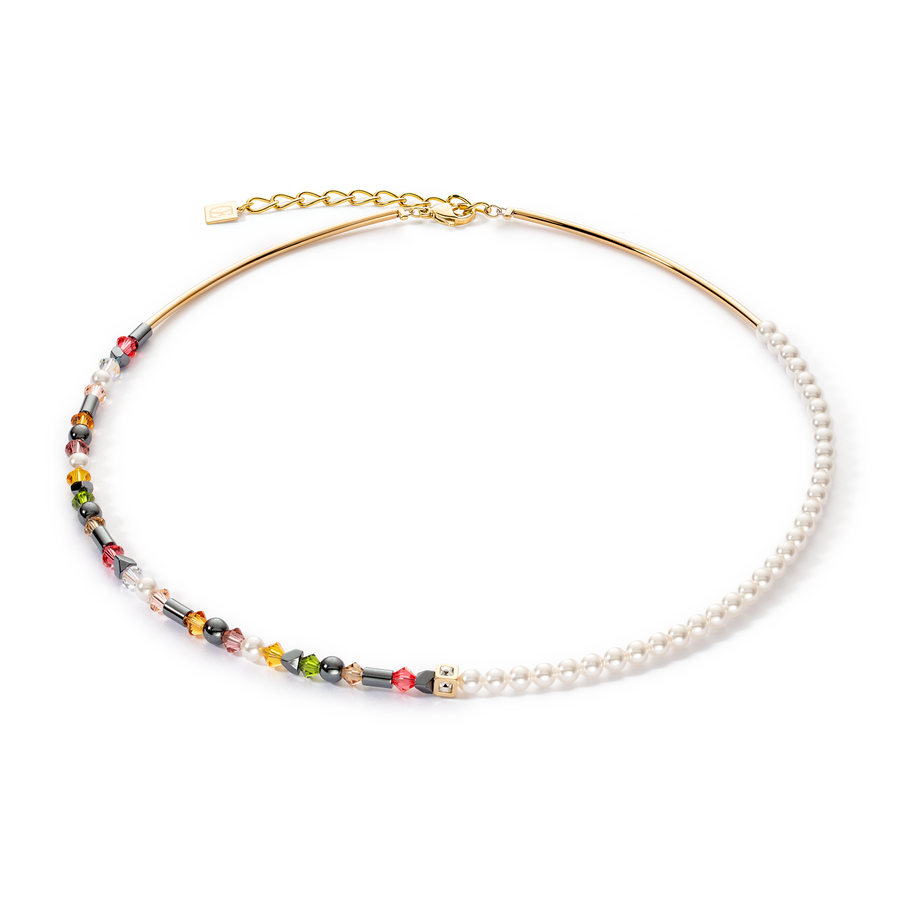 Necklace Princess Pearls Asymmetry Indian Summer