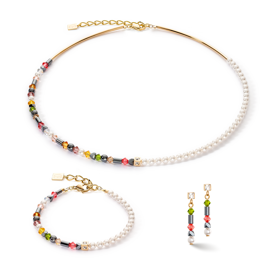 Necklace Princess Pearls Asymmetry Indian Summer