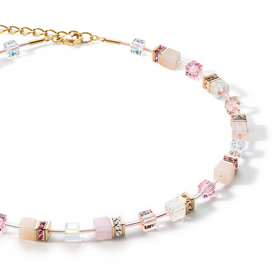 GeoCUBE® Iconic Precious necklace light rose