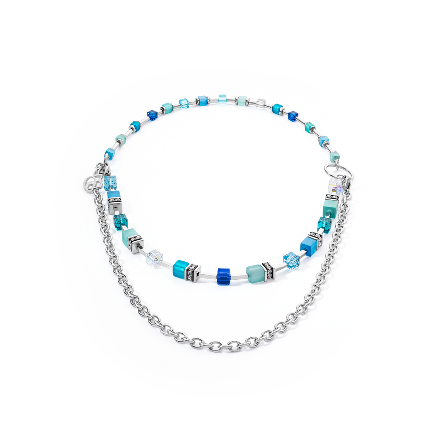 GeoCUBE® Iconic Layer Chain necklace Ocean Vibes