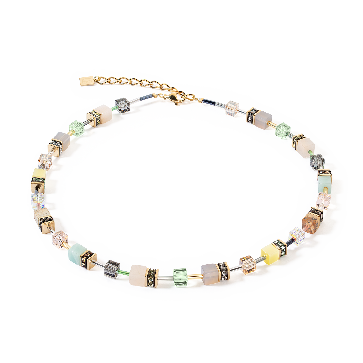 GeoCUBE® Iconic Precious necklace multicolour gentle