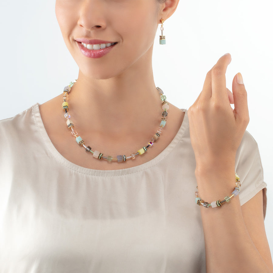 GeoCUBE® Iconic Precious necklace multicolour gentle