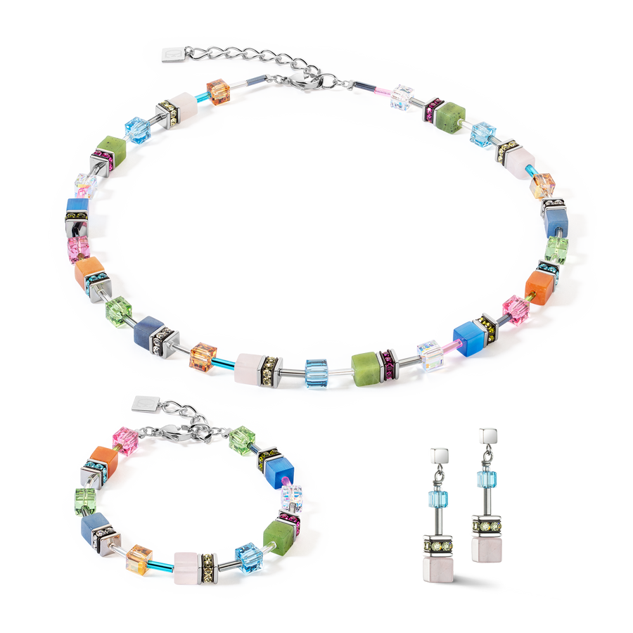 GeoCUBE® Iconic Precious necklace multicolour boho