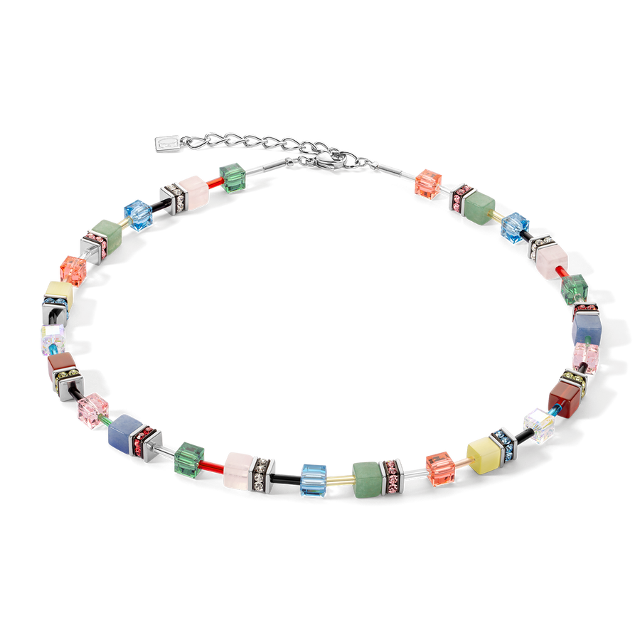 GeoCUBE® Iconic Precious necklace Multicolour Delight