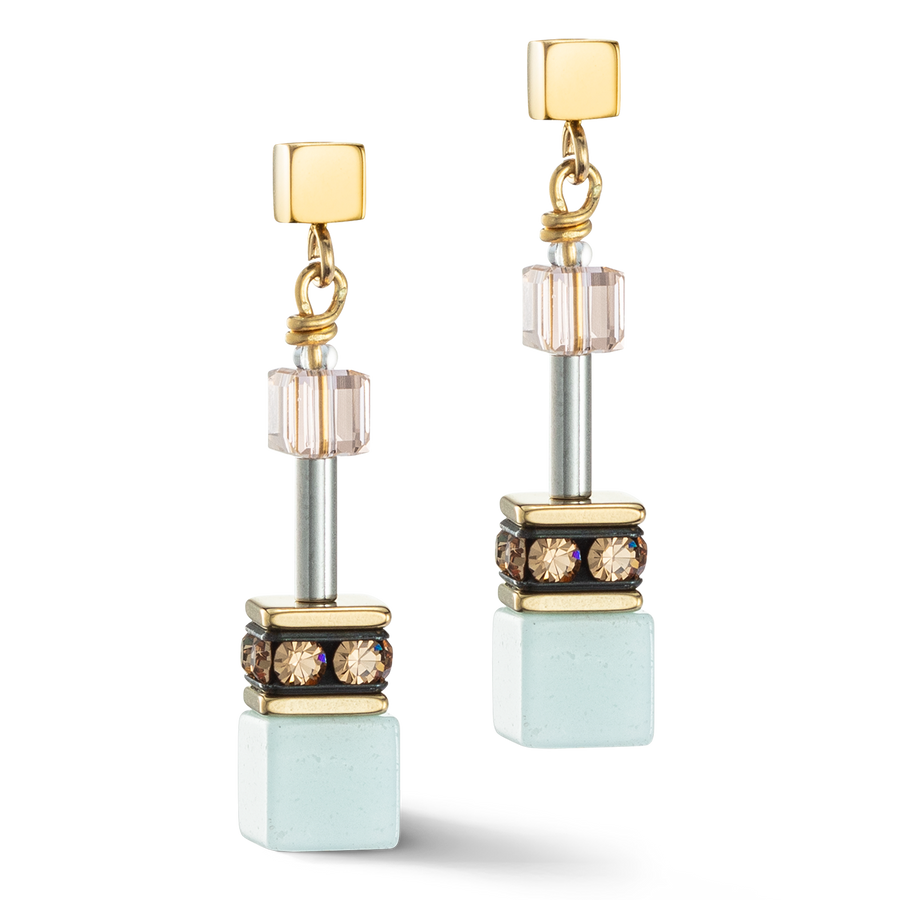 GeoCUBE® Iconic Precious earrings multicolour gentle