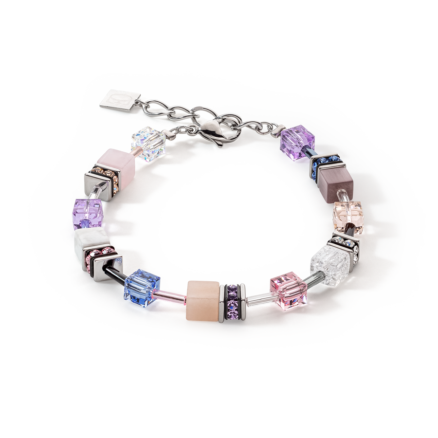 GeoCUBE® Iconic Precious bracelet lilac-blue