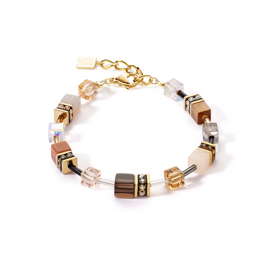 GeoCUBE® Iconic Precious bracelet brown