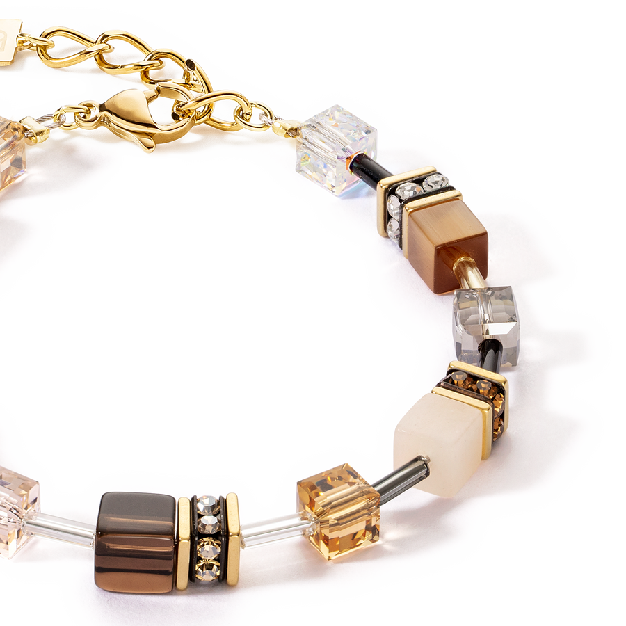 GeoCUBE® Iconic Precious bracelet brown