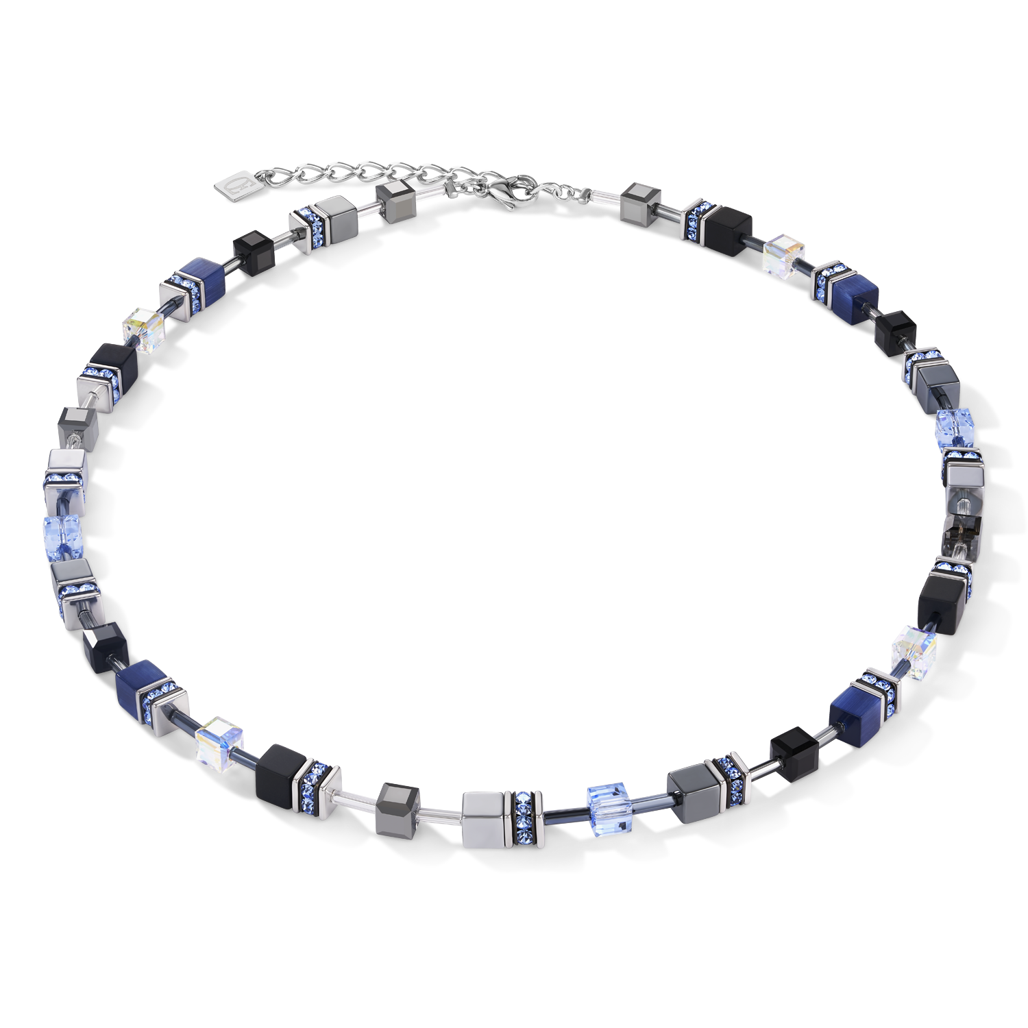 Necklace GeoCUBE® medium blue