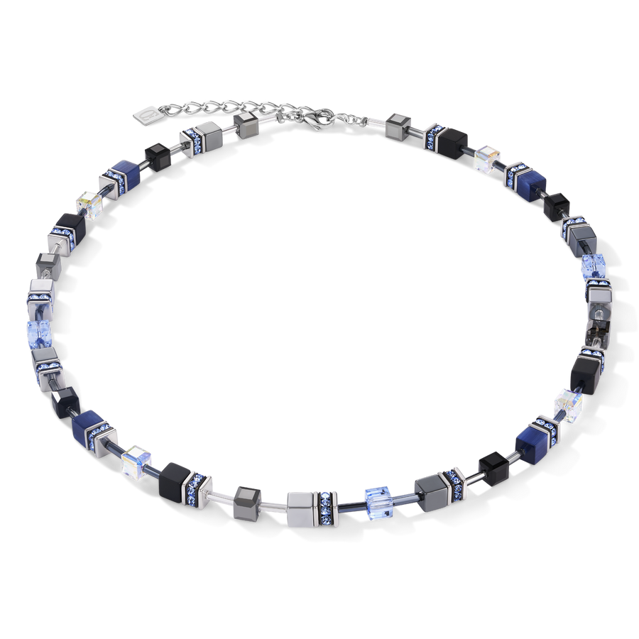 Necklace GeoCUBE® medium blue