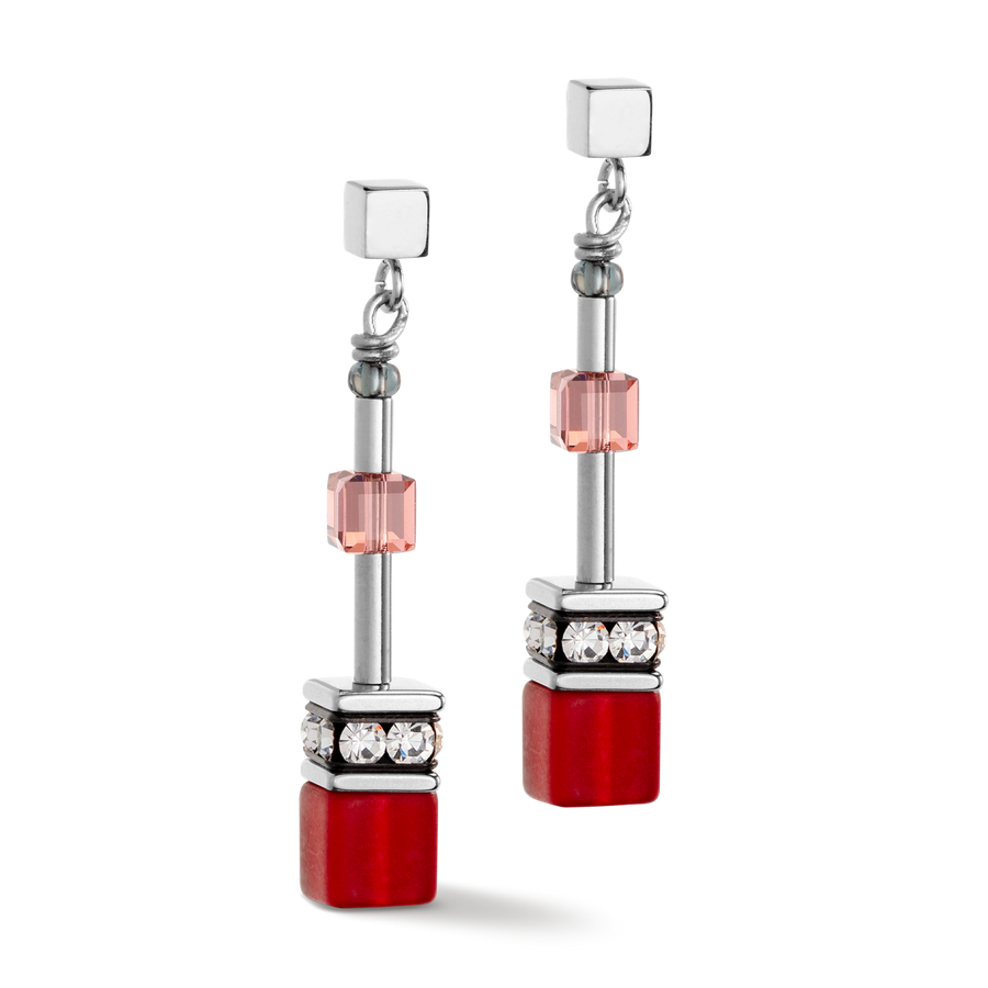GeoCUBE® Iconic 50 cm earrings red