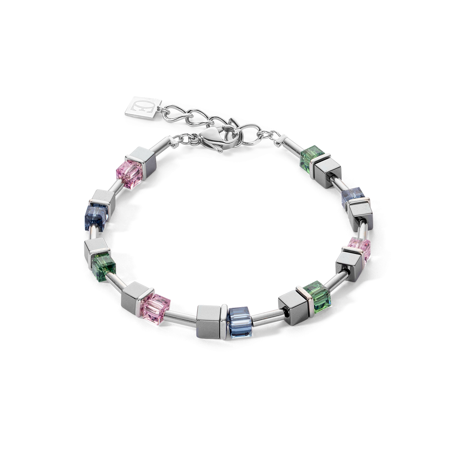 Cube Story Colour Couple bracelet hematite vintage