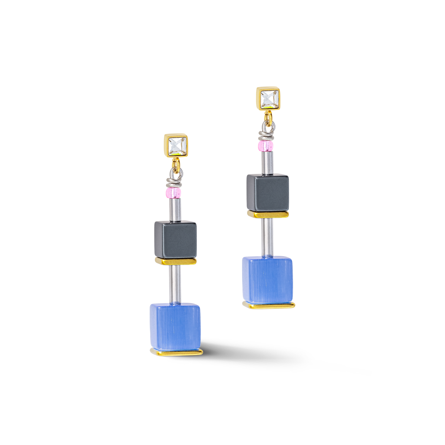 Cube Story Statement earrings multicolor spring