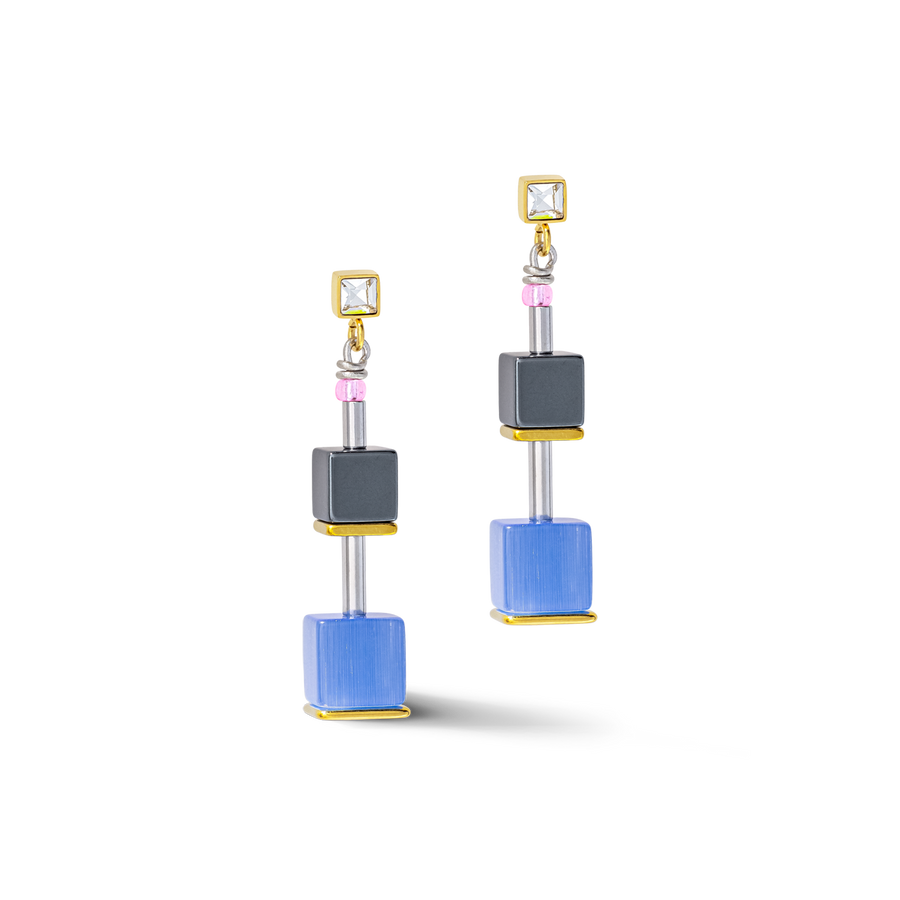 Cube Story Statement earrings multicolor spring