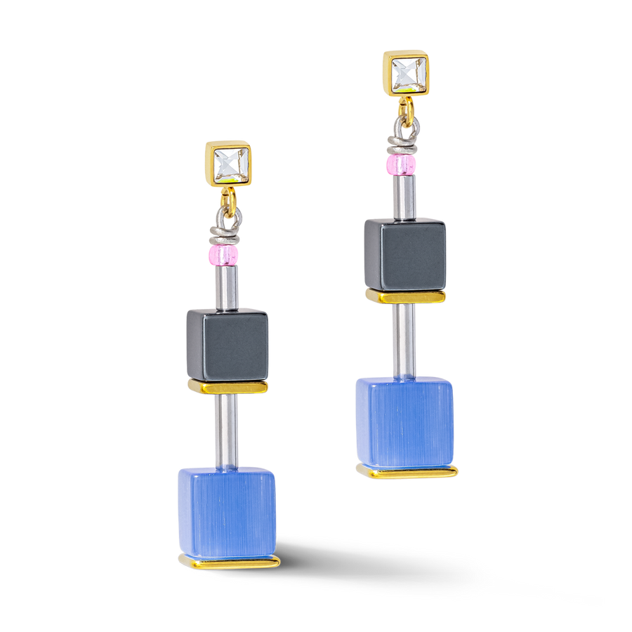 Cube Story Statement earrings multicolor spring