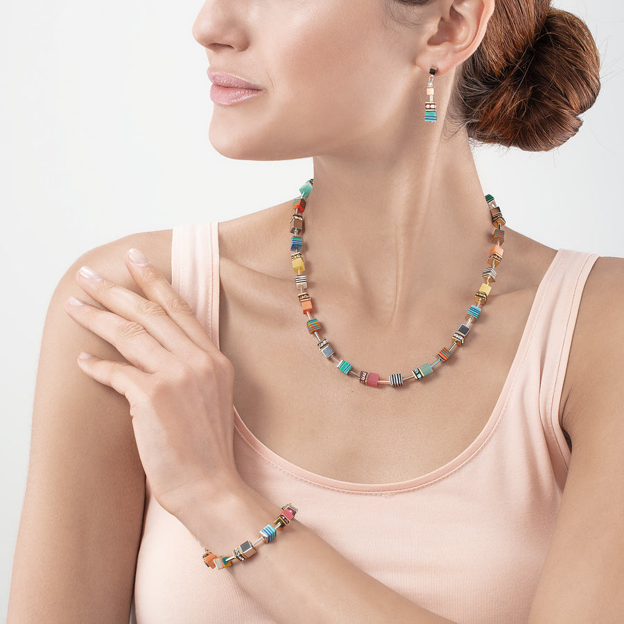 GeoCUBE® Candy necklace multicolour spring