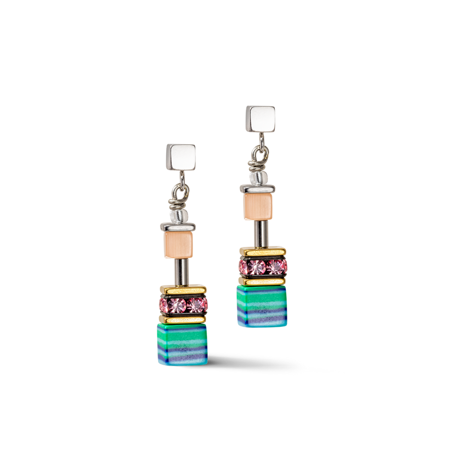 GeoCUBE® Candy earrings multicolour spring
