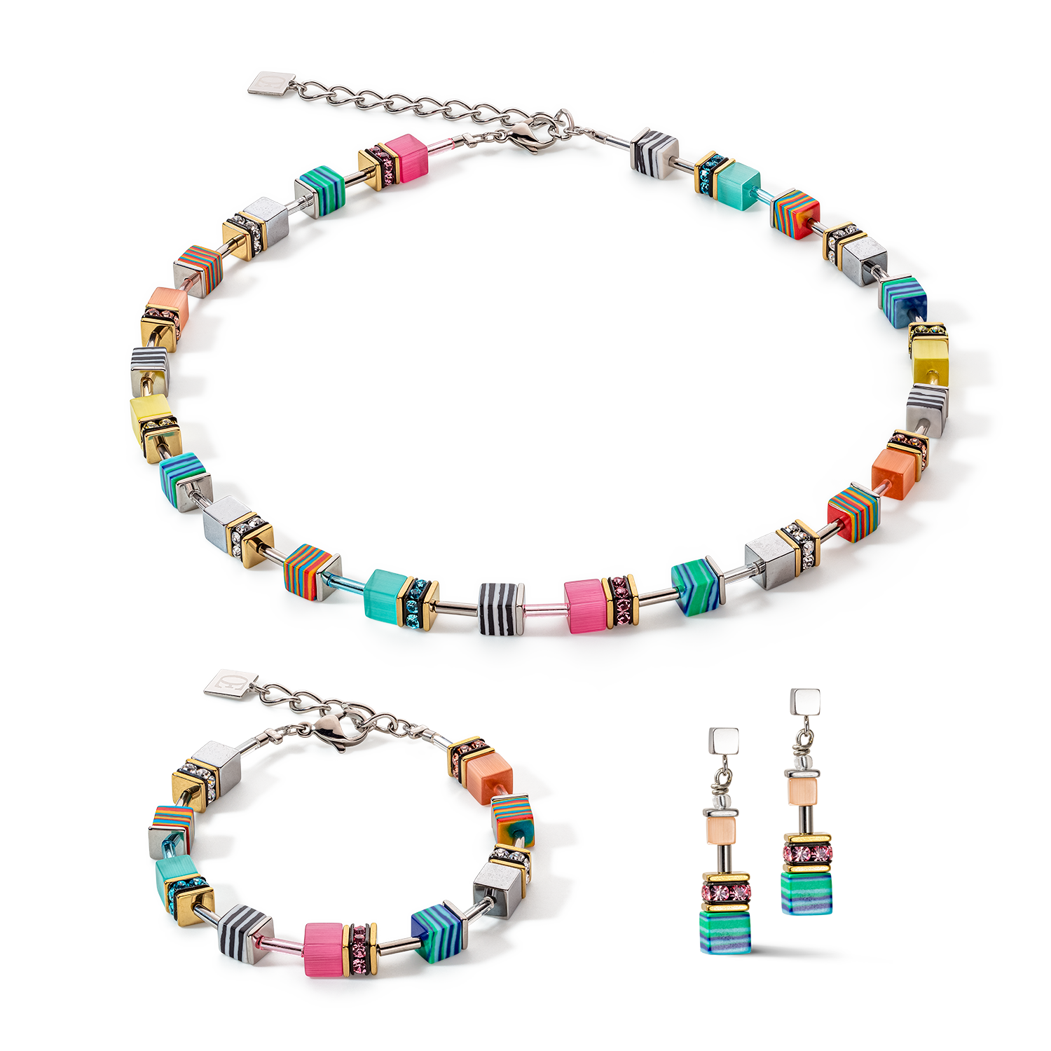 GeoCUBE® Candy bracelet multicolour spring
