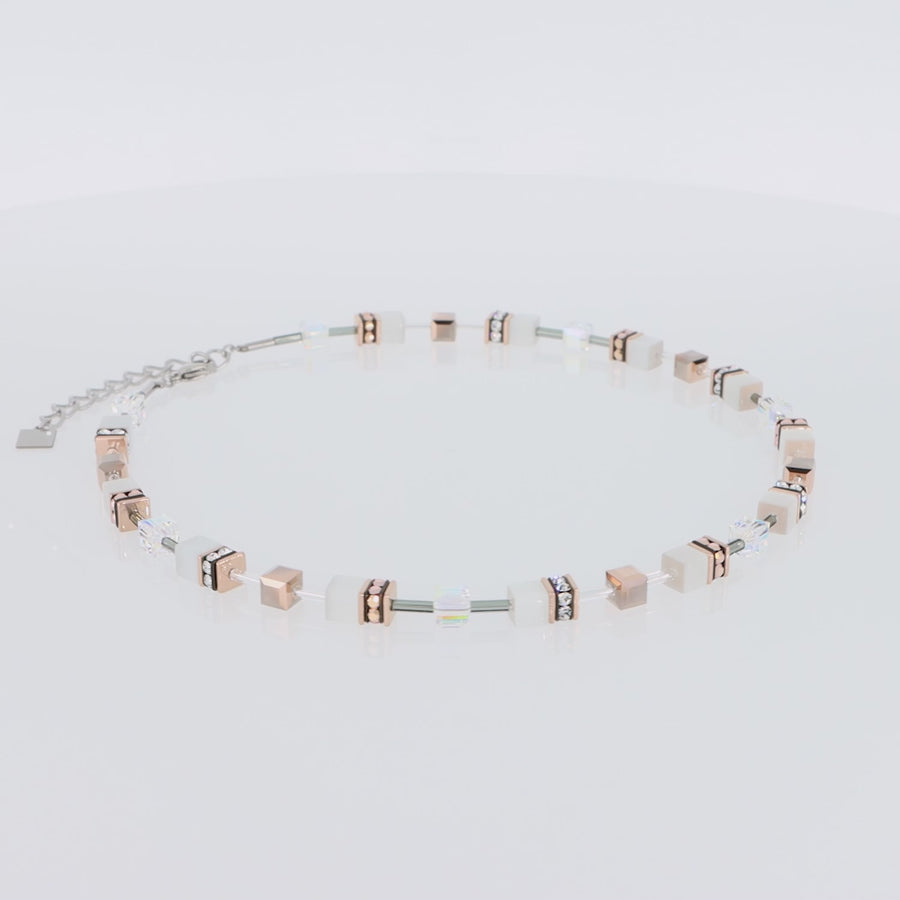 GeoCUBE® Necklace white