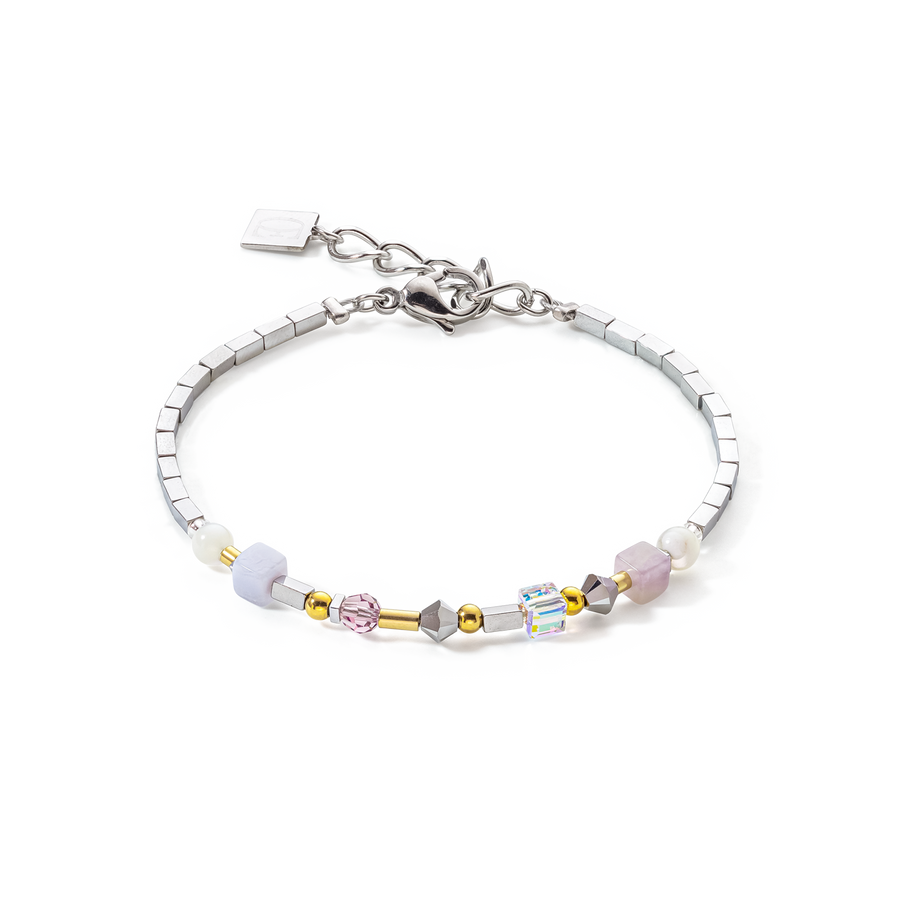 Brilliant Square Precious Bracelet multicolour romantic pastel