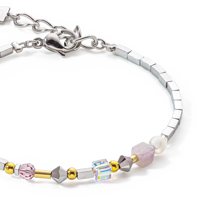 Brilliant Square Precious Bracelet multicolour romantic pastel