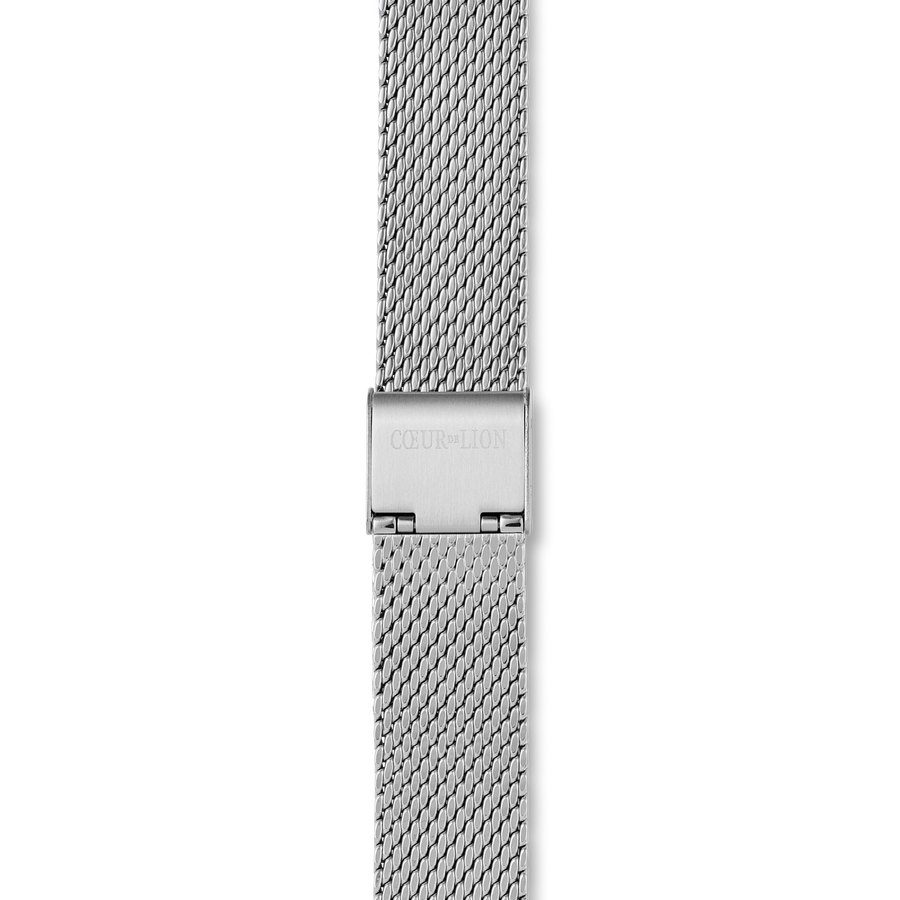 Watch Iconic Square Graphite Sunray Milanese Stainless Steel