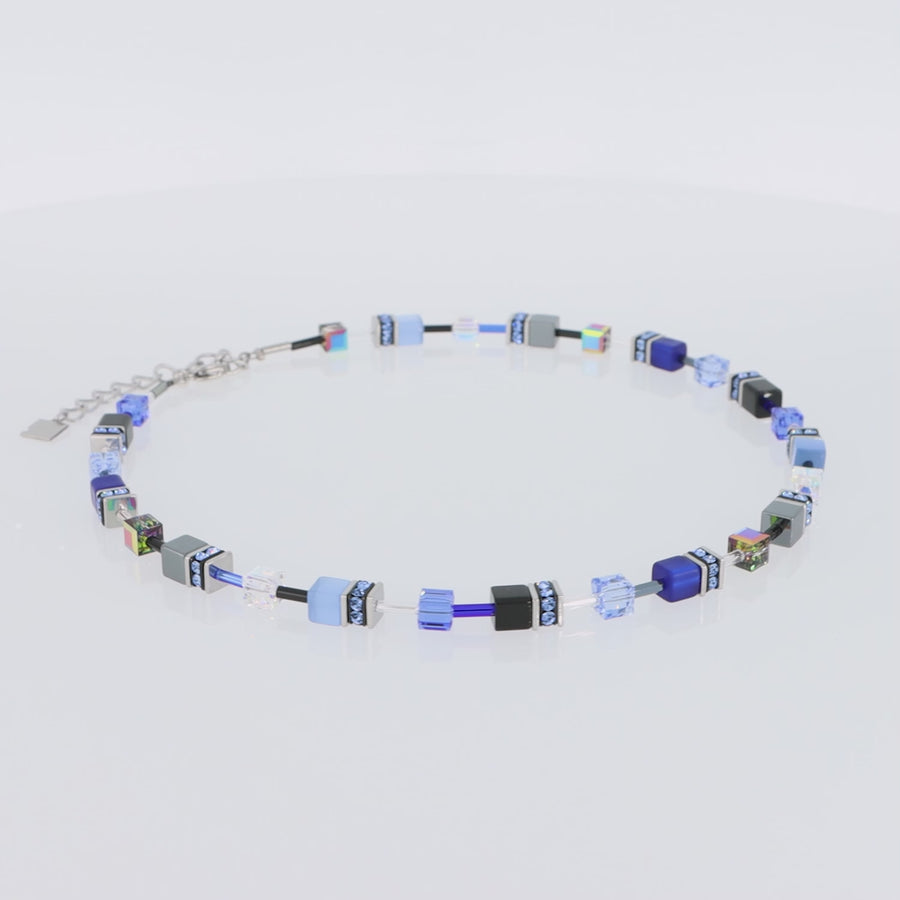 GeoCUBE® Necklace cobalt blue